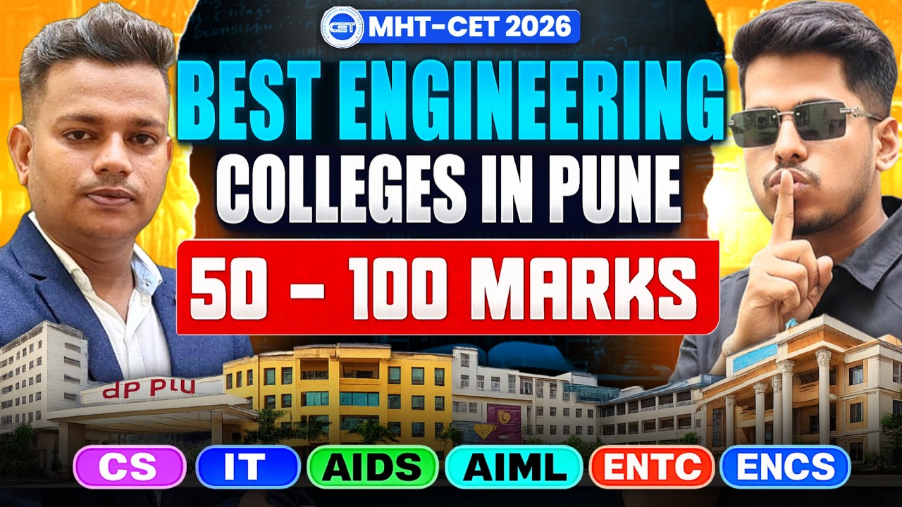 Top Pune Engineering Colleges for 50, 60, 70, 80, 90+ Marks | MHT CET 2026 Counselling By ASC