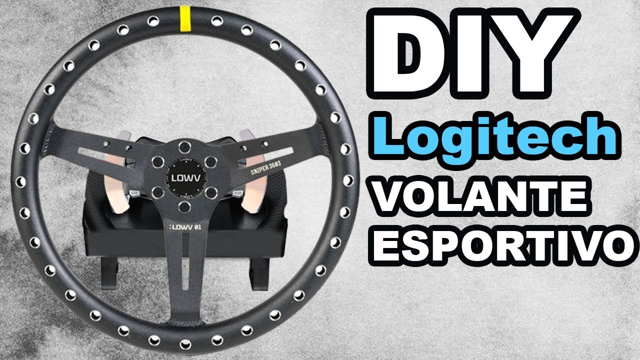 Como trocar volante do Logitech G920 por um volante esportivo