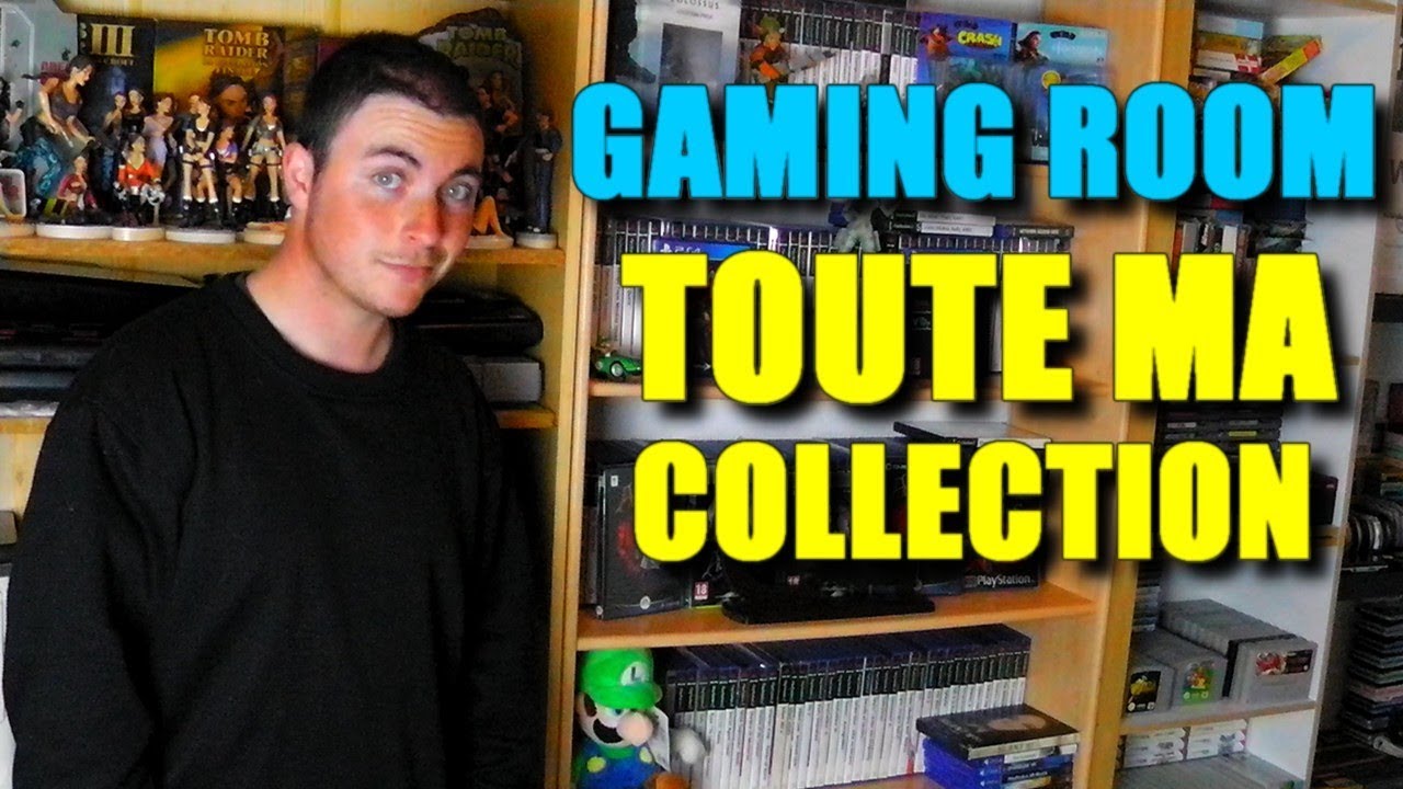 TOUTE MA COLLECTION DE JEUX VIDEO - GAMING ROOM TOUR