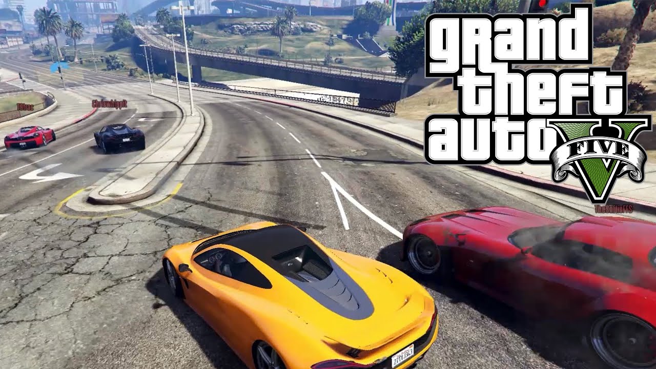 Grand Theft Auto V Race - figgehn, SoftisFFS & Chris Whippit - Lätt upprörda