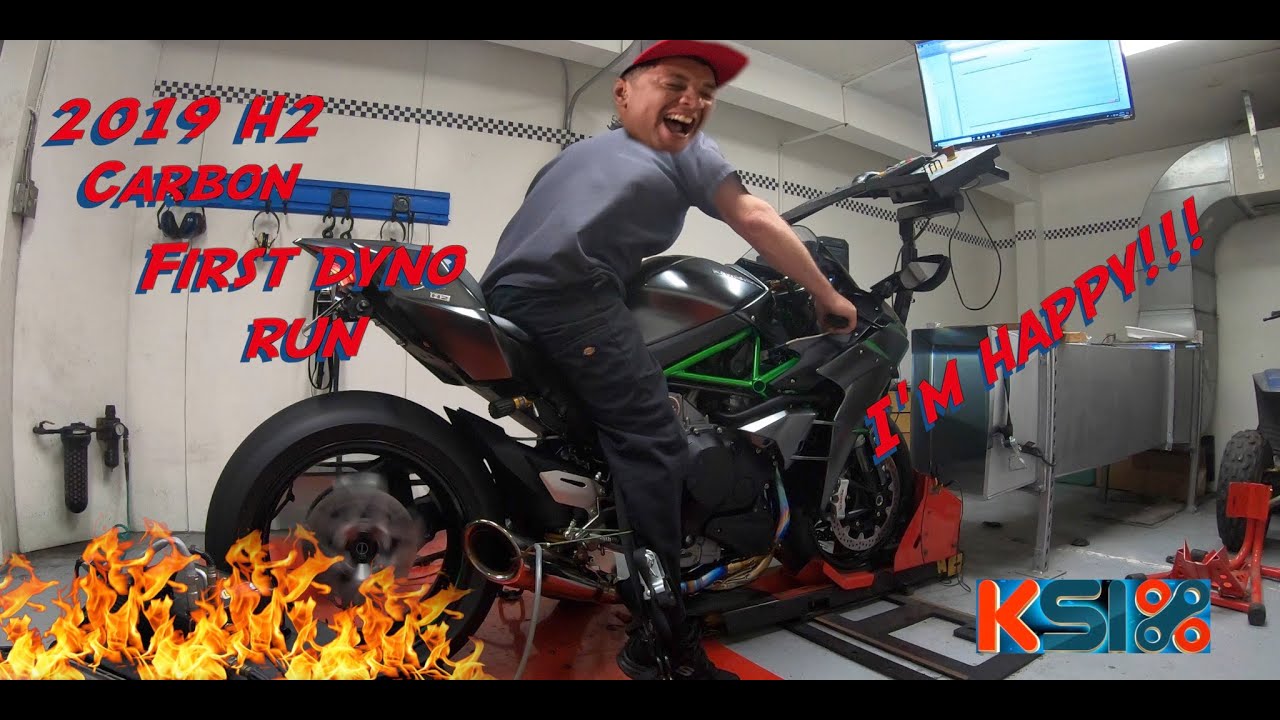 2019 Ninja H2 Carbon First Dyno Run | KSIX