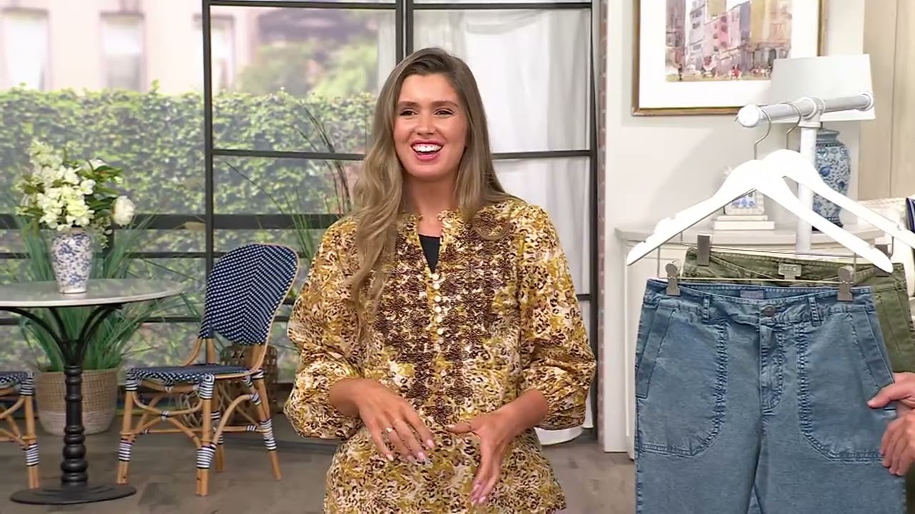 LOGO by Lori Goldstein Stone Wash Ankle Pants on QVC