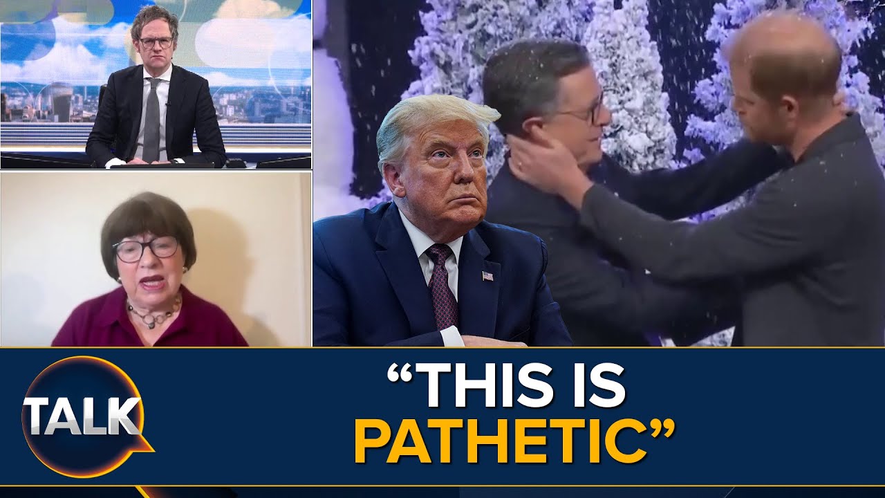 &ldquo;This Is Disgusting&rdquo; | Prince Harry Makes Trump Joke During Surprise Stephen Colbert Appearance