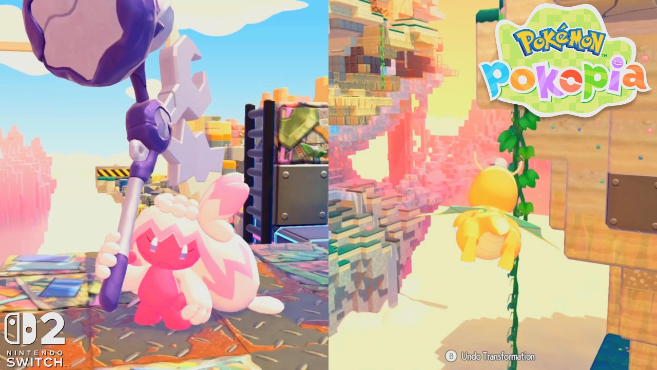 Pokémon Pokopia: Meet Tinkaton (aka Tinkmaster) & Learned ability Fly! But down - Sparkling Skyland