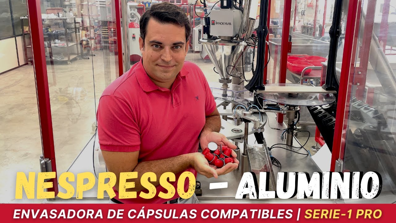 Envasadora de Cápsulas | NESPRESSO ALUMINIO | Máquina Envasar Café y Té | SERIE-1 PRO | INNOENVAS ✅