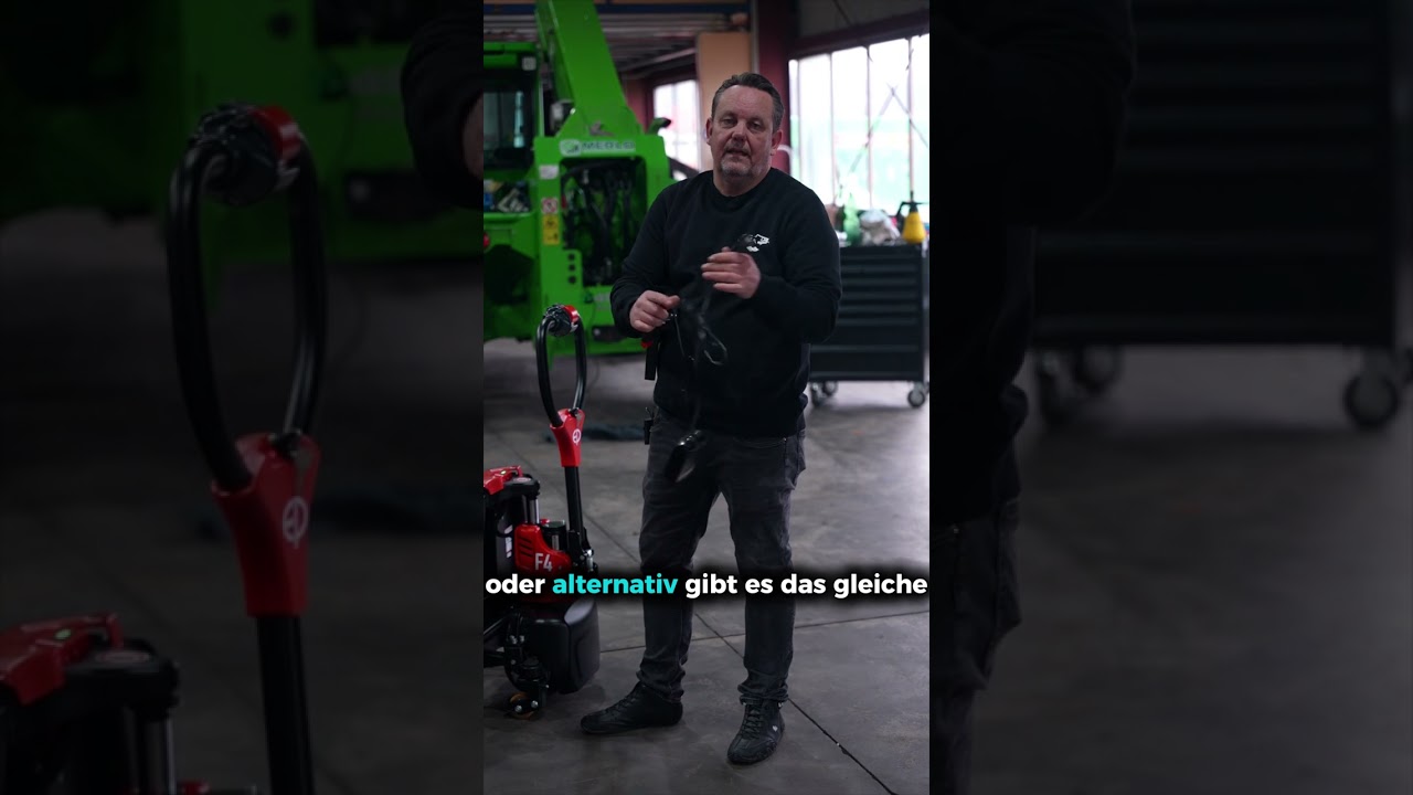 EP F4 Niederhubwagen vorgestellt #EPF4 #Niederhubwagen #LithiumIonenBatterie #Lagertechnik
