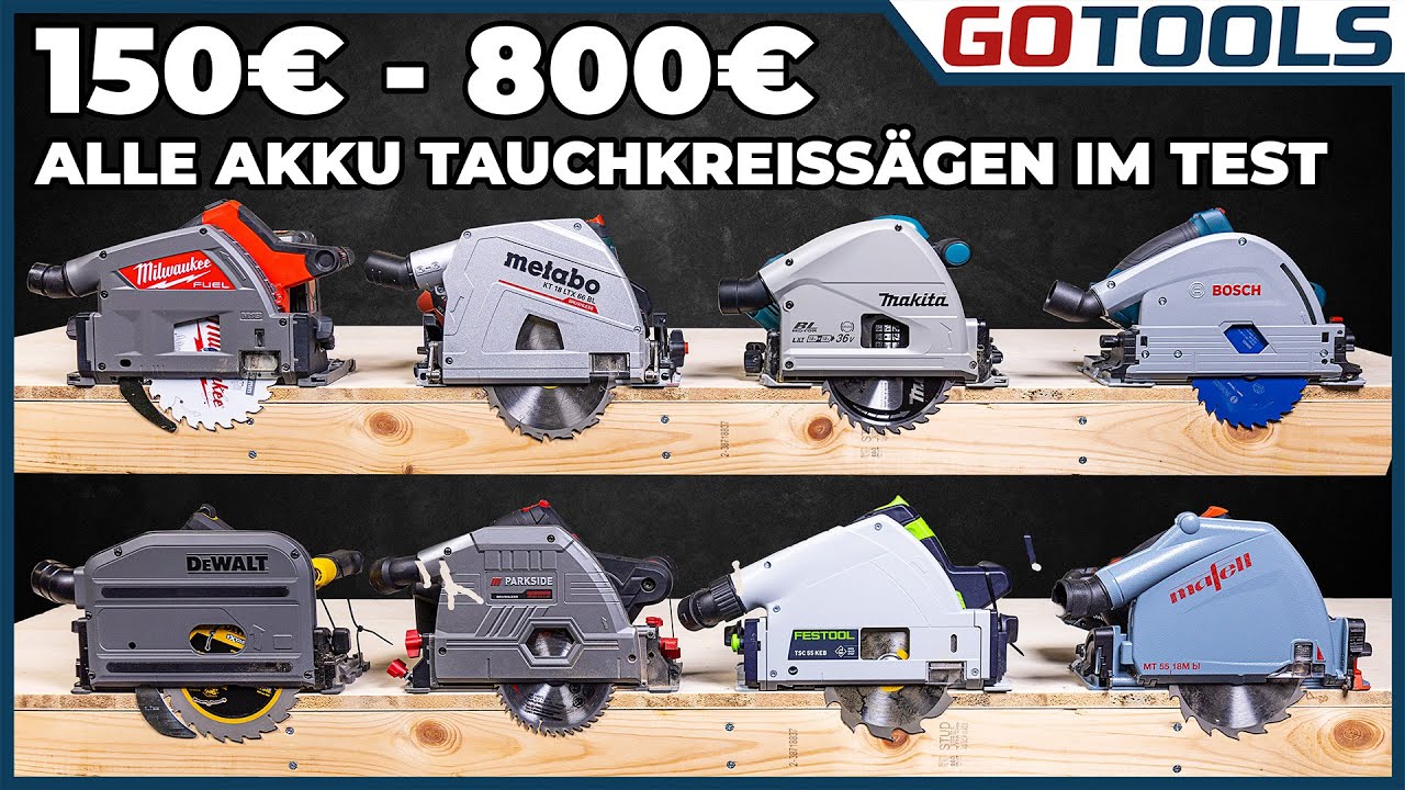 Welche ist die beste Akku Tauchsäge? 8 Marken im Vergleich! Von Parkside bis Mafell! + Verlosung