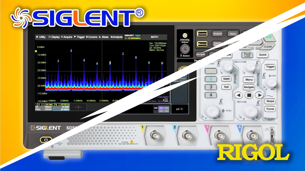 Siglent SDS814X HD против Rigol DHO814 — какой 12-битный осциллограф лучше?