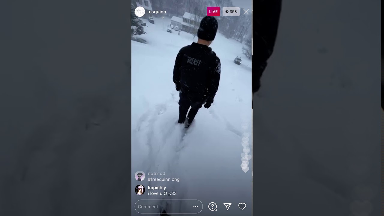 osquinn x police on livestream