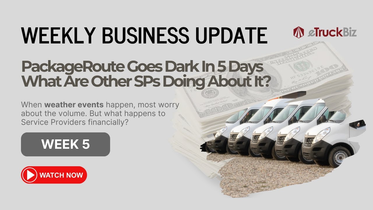 Weather Disruptions Resulting In Falling Volume & the PackageRoute Shutdown