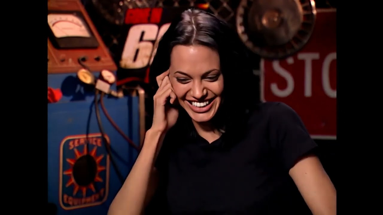 Angelina Jolie Interview GONE IN 60 SECONDS 2000 AI Digital Remastered 4K