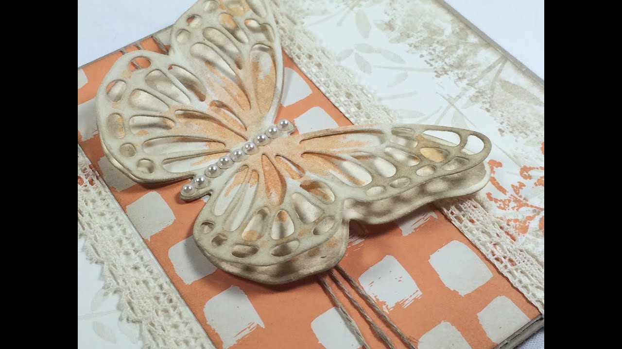Craft With Me: Peekaboo Peach Watercolor Wings