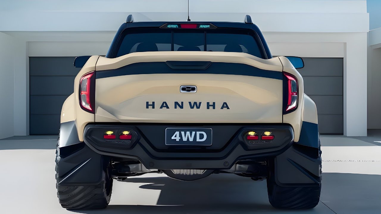 Предупреждение крупным производителям грузовиков: пикап Hanwha 4WD 2026 года.