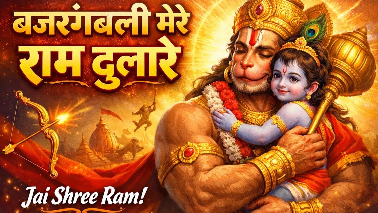 बजरंगबली मेरे राम दुलारे #balaji #bhajan 