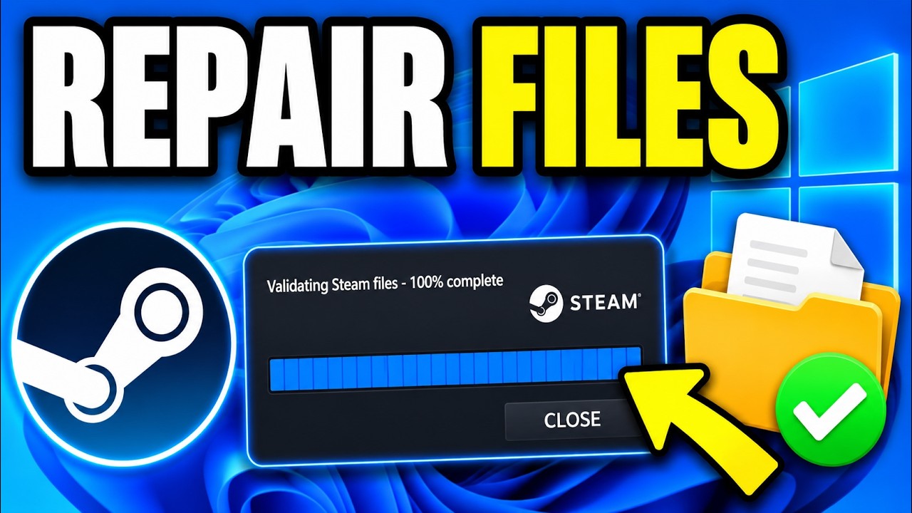 How To Repair Steam Files (Fix Corrupted or Missing Game Files)