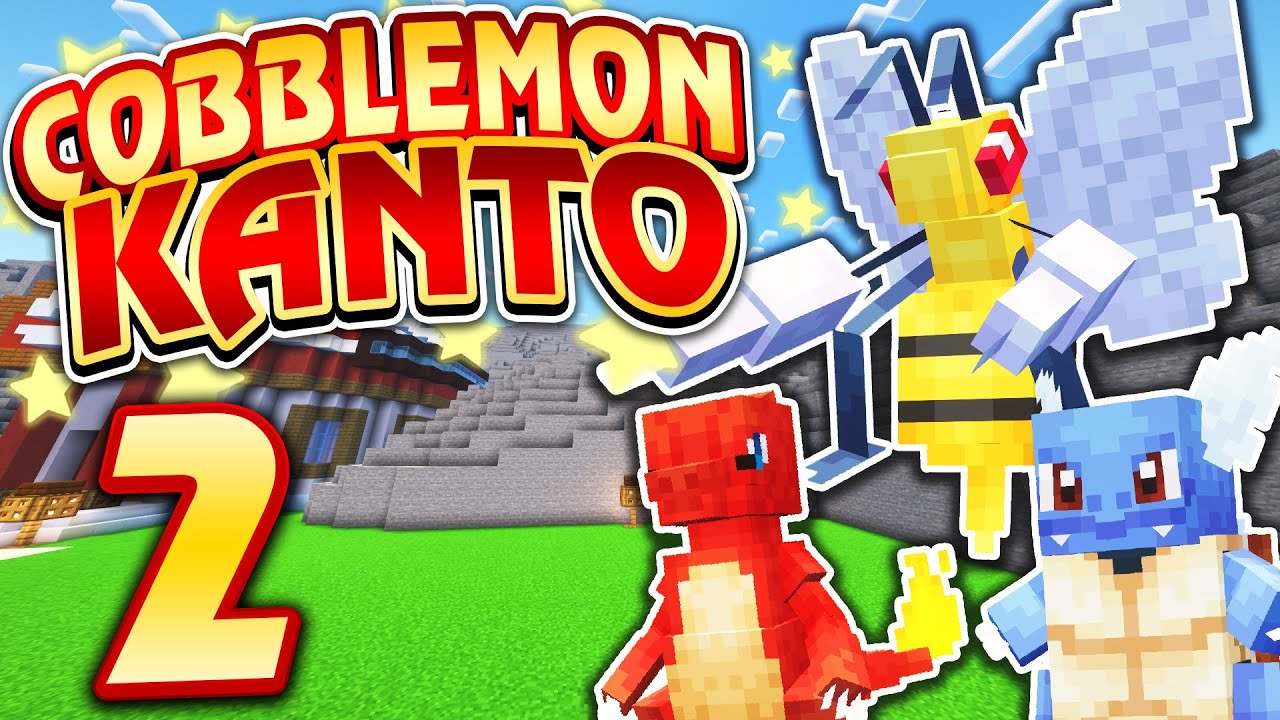 Battles in Mt. Moon! | Cobblemon Kanto Ep 2