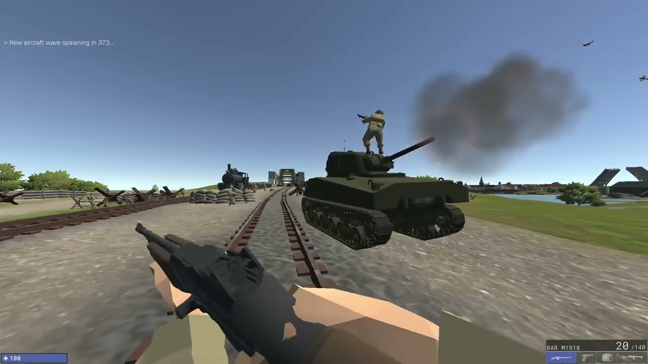 Ravenfield - US Forces vs German Forces / 300vs300 / Complete Chaos