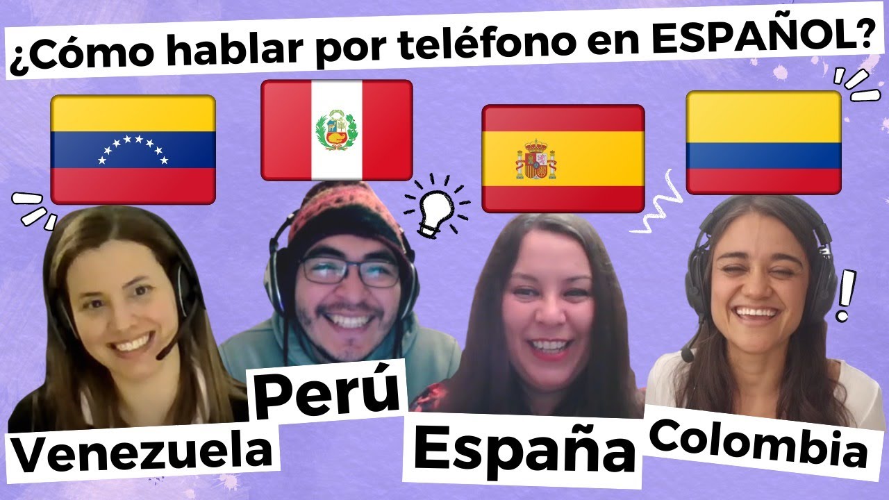 HABLAR por TELÉFONO en ESPAÑOL / Parler au téléphone en ESPAGNOL