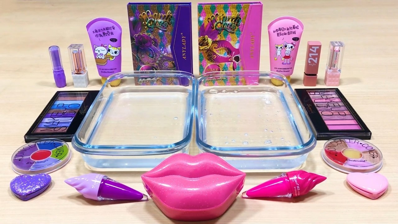 LIVE: Mixing Random Things Into Glossy Slime – Relaxing ASMR Slime Sounds #163