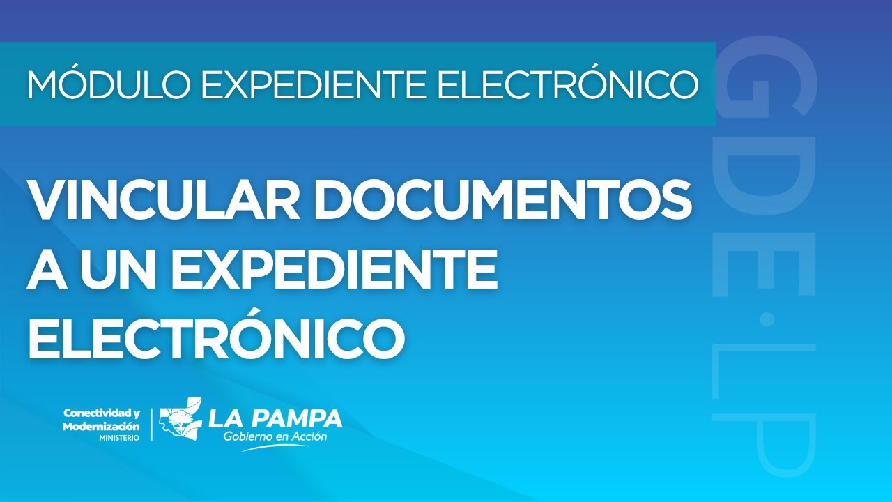 Vincular documentos - Módulo Expediente Electrónico