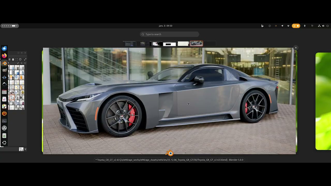 Toyota GR GT - 3D Model Overview