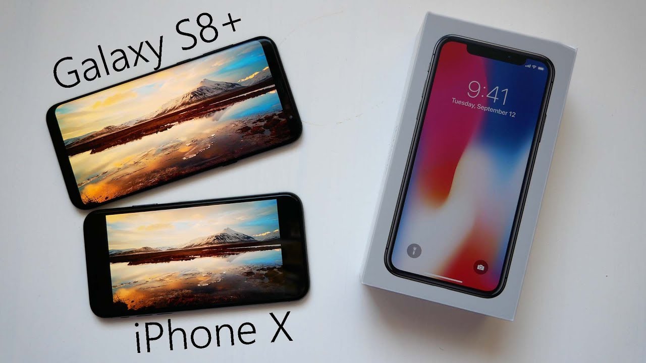 Где Дисплей лучше? iPhone X против Galaxy S8