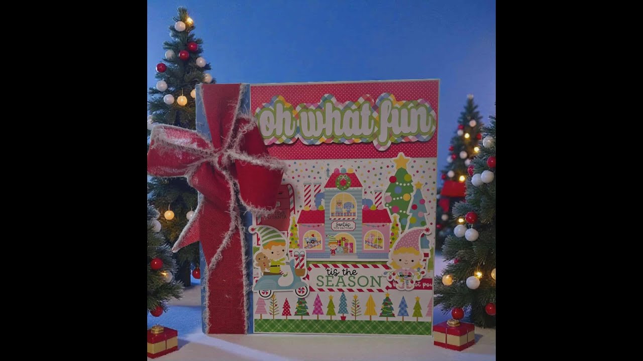 Oh What Fun doodlebug 6x8 Binder Album Prep Part #1