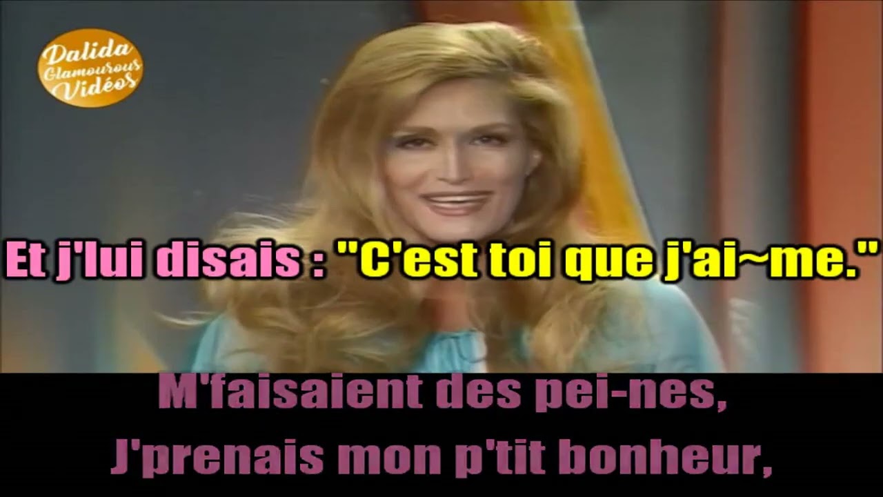 KARAOKÉ Dalida  Le P'Tit Bonheur Sans Les Choeurs Création JP Karaoké