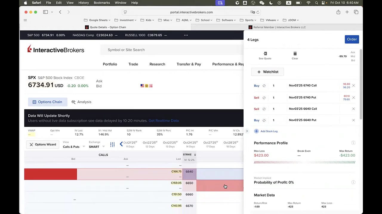 EN.104 Easiest Method to Place a Short Box Trade With IBKR Web UI