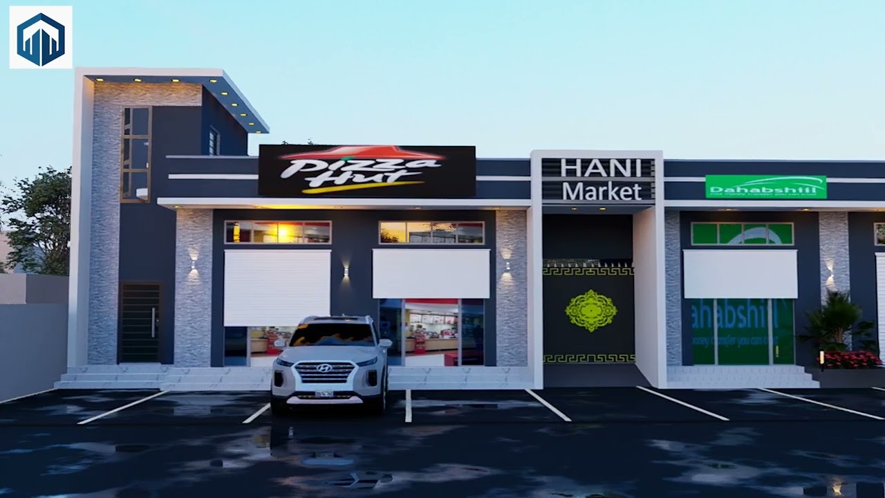 Hani market Animation design  at  somdevelopment construction company