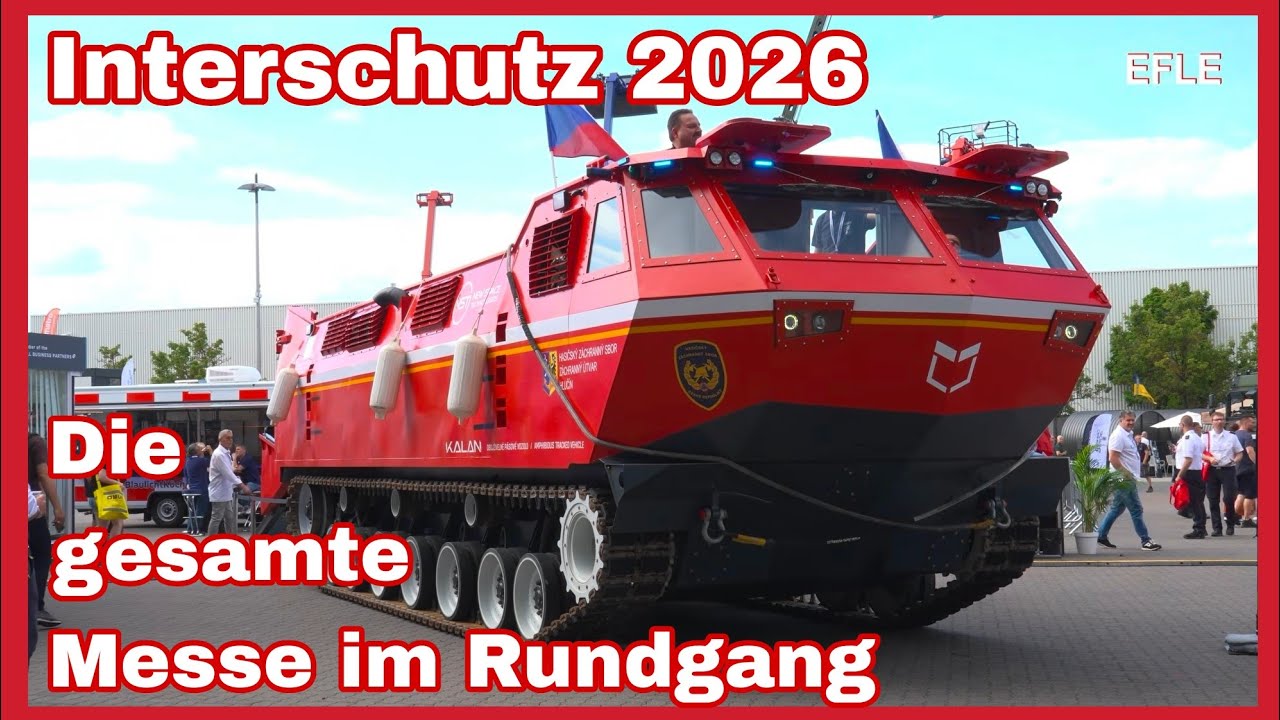 🚒Die INTERSCHUTZ 2026 in Hannover🚨Messe der Superlative❗️Hunderte Einsatzfahrzeuge und mehr🚒