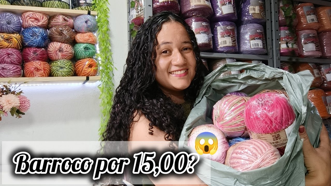 💥FIZ COMPRINHAS DE BARROCO MULTICOLOR PARA O ATELIÊ #produçãodecroche 