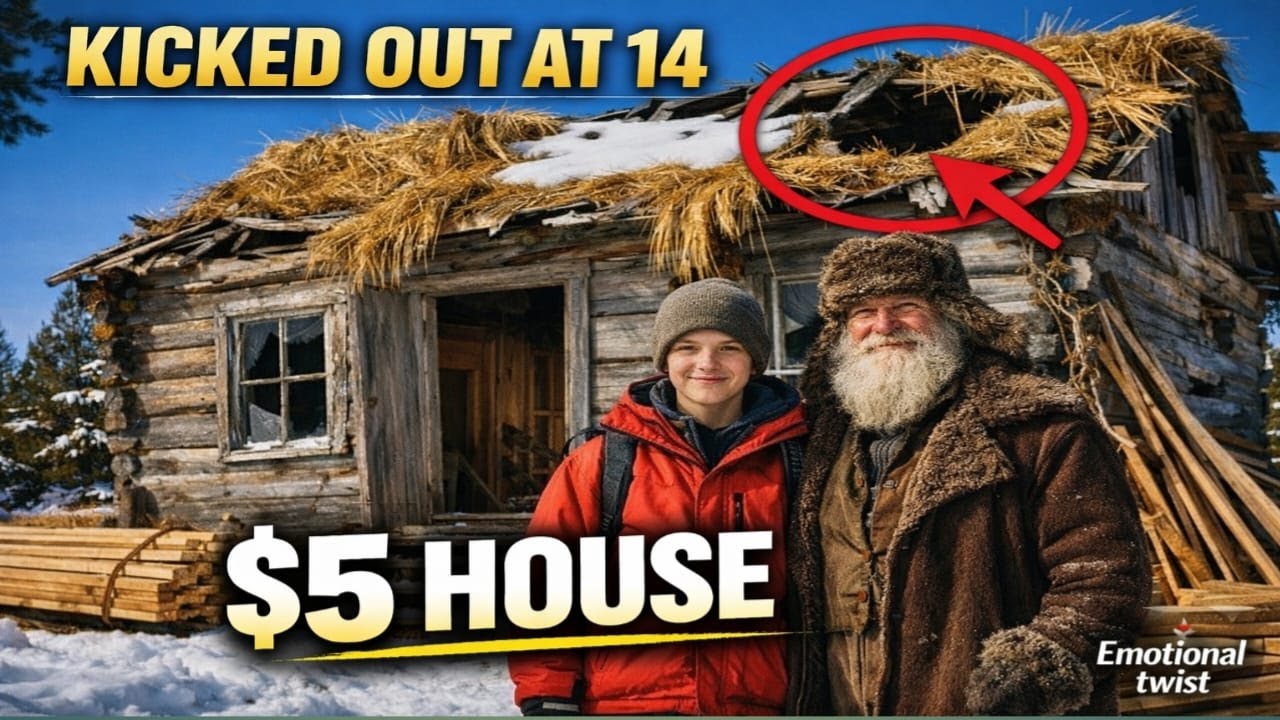 Kicked Out at 14, He Bought a Broken House for $5 — What It Became Changed Everything.”
