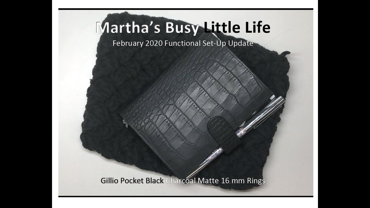 Functional Planner Journey: February 2020; 2, Gillio Black Matte Pocket Rings