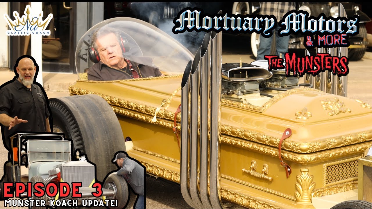 Bringing Home THE MUNSTER KOACH & DRAGULA - Mortuary Motors S1 Ep. 3 FULL EPISODE | Nu Classic Coach