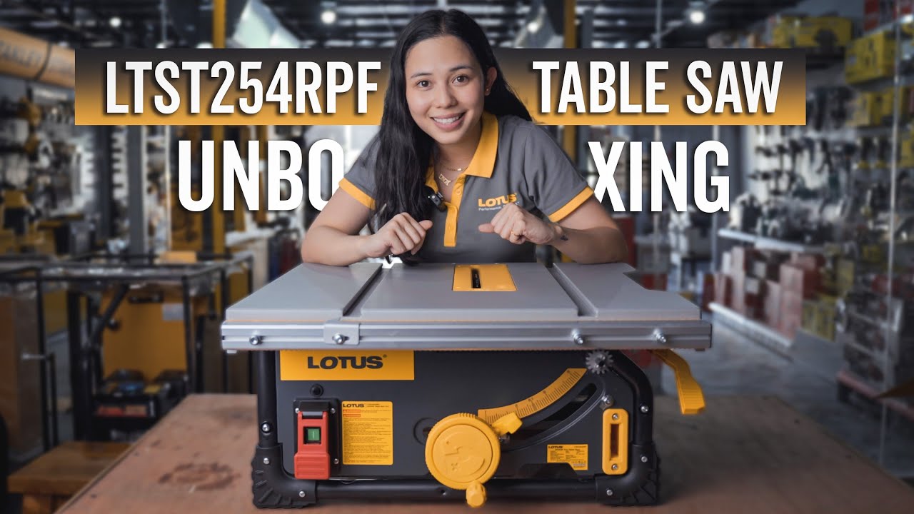 Lotus LTST254RPF Pro Table Saw UNBOXING & REVIEW!