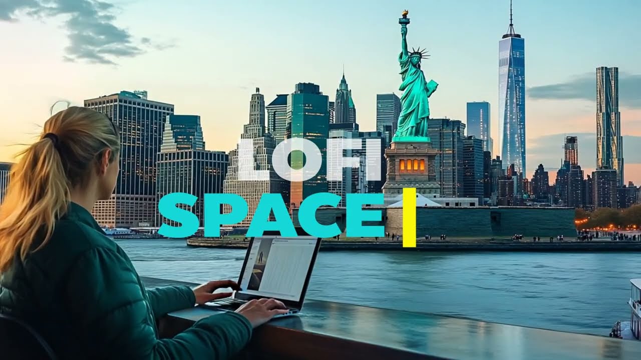 LoFIspace x STUDY TAKE VIEW 🎵 Calm LOFI Music  ver  the Statue of Peace