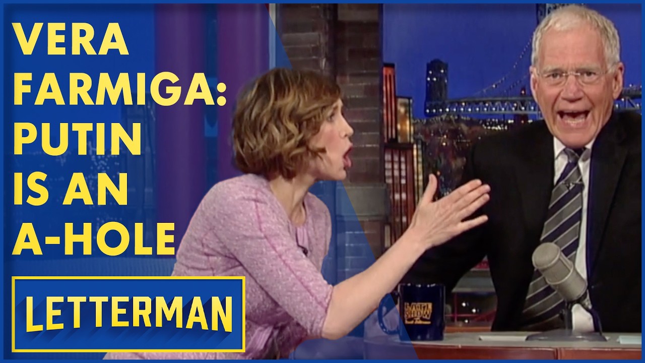 Vera Farmiga Calls Putin An Asshole | David Letterman
