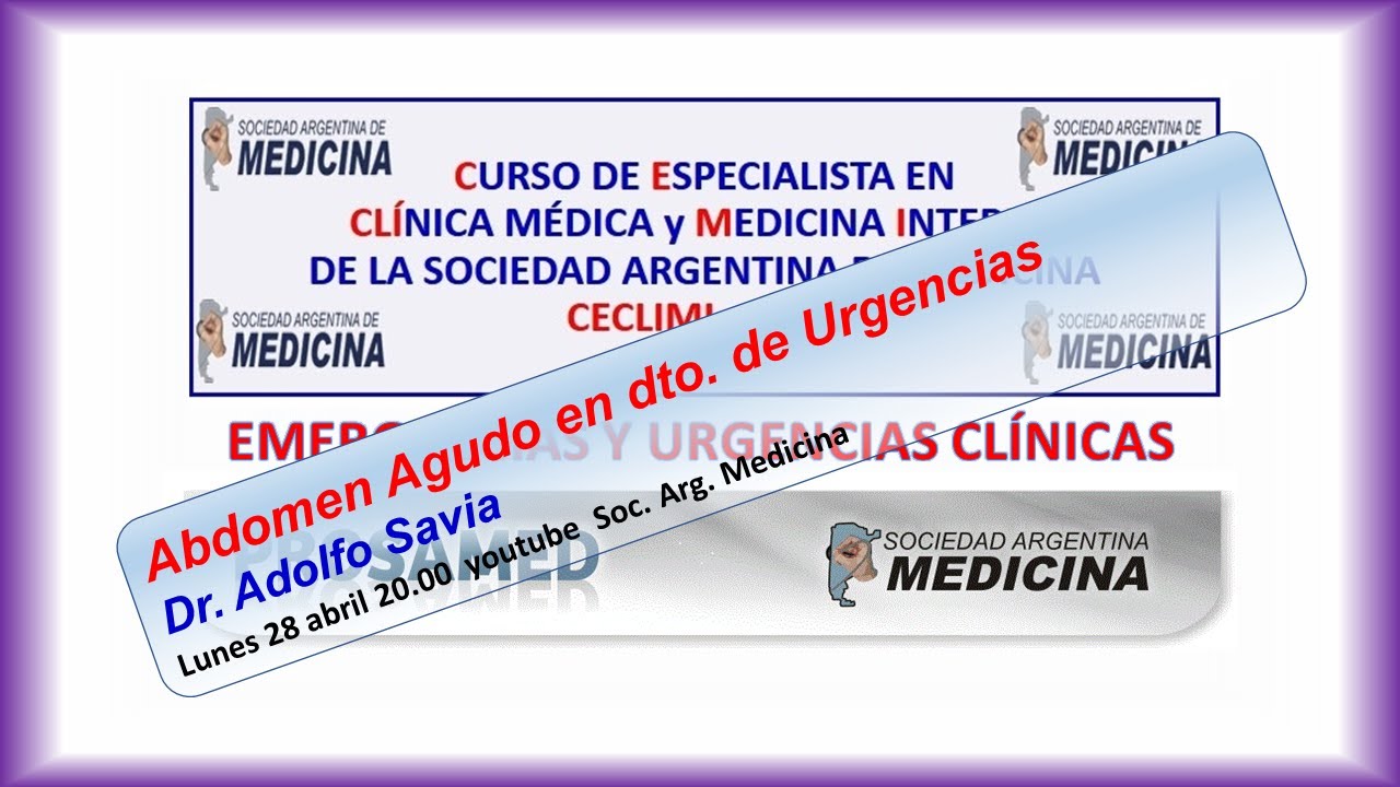 👉Abdomen agudo en dto de Urgencias