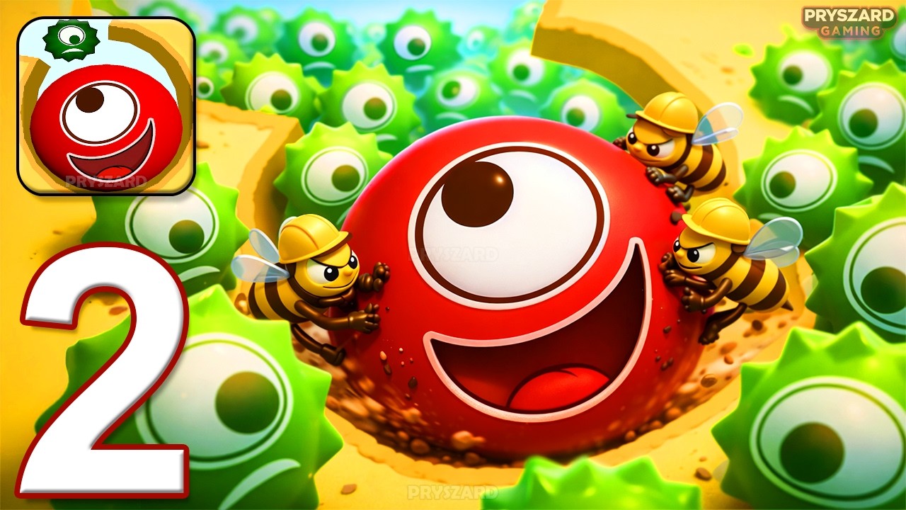 Hungry Balls - Gameplay Walkthrough Part 2 - Hungry Ball Puzzle Game Level 28-40 (iOS, Android)