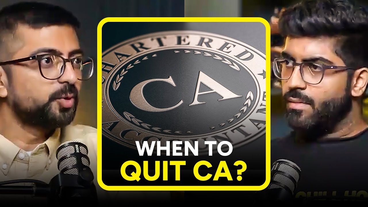 When to Quit CA? Neeraj Arora Answers the Most Asked Question by Every CA Student