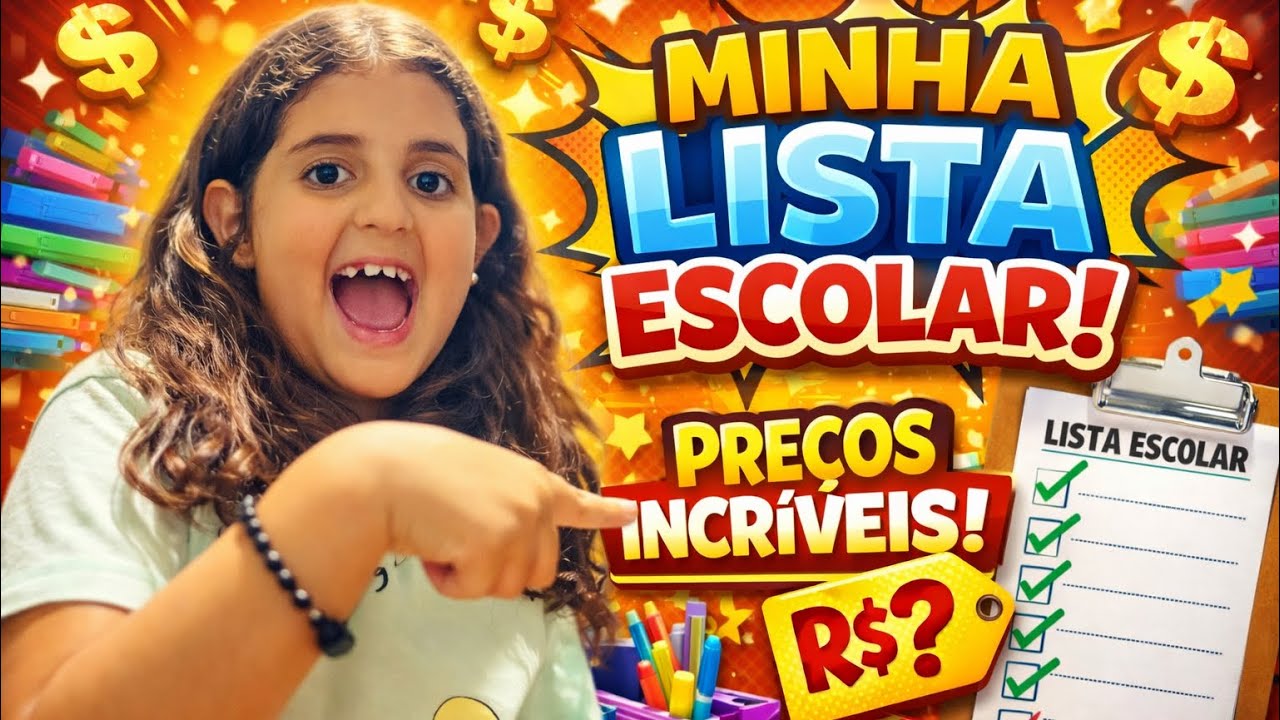 ESSA É A LISTA ESCOLAR? 😳📚 | Preços e materiais de verdade!