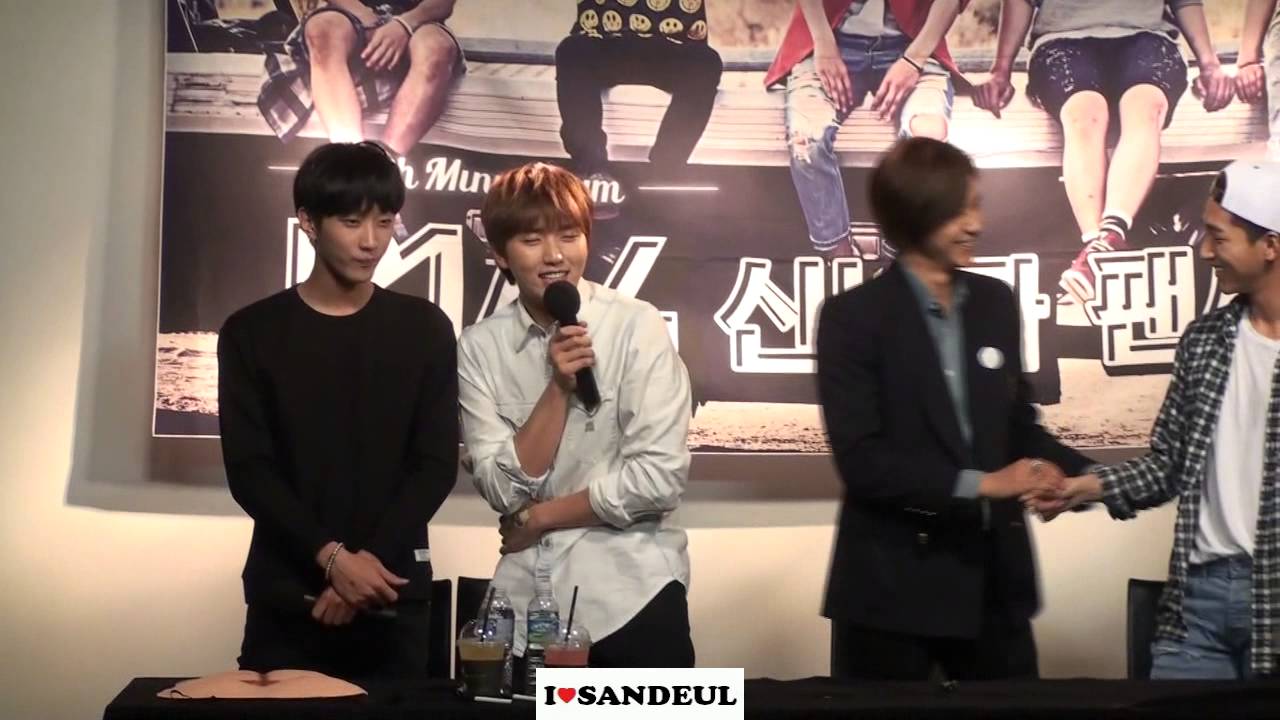 140902 용산 신나라 B1A4 팬싸인회 엔딩 (복근대란)