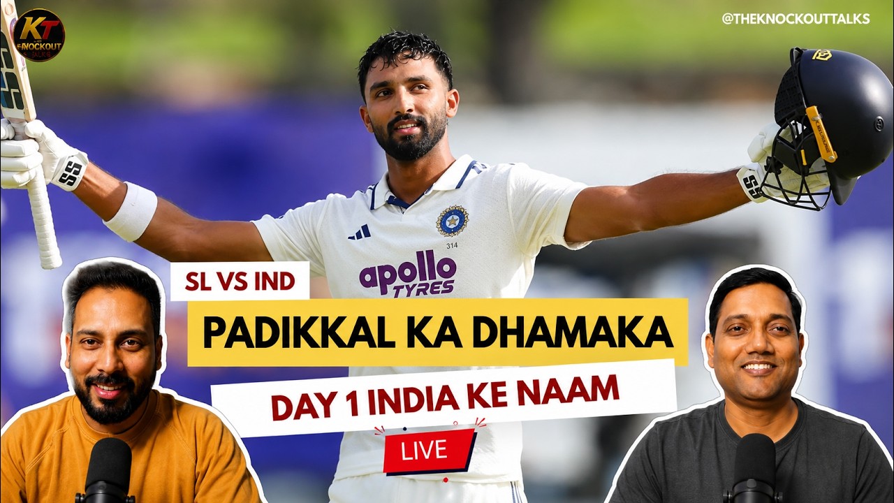 IND vs SL Day 1 Review 🔥 Padikkal 131, India 288/2 | Rahul Injury, Gill & Pant | 1st Test*