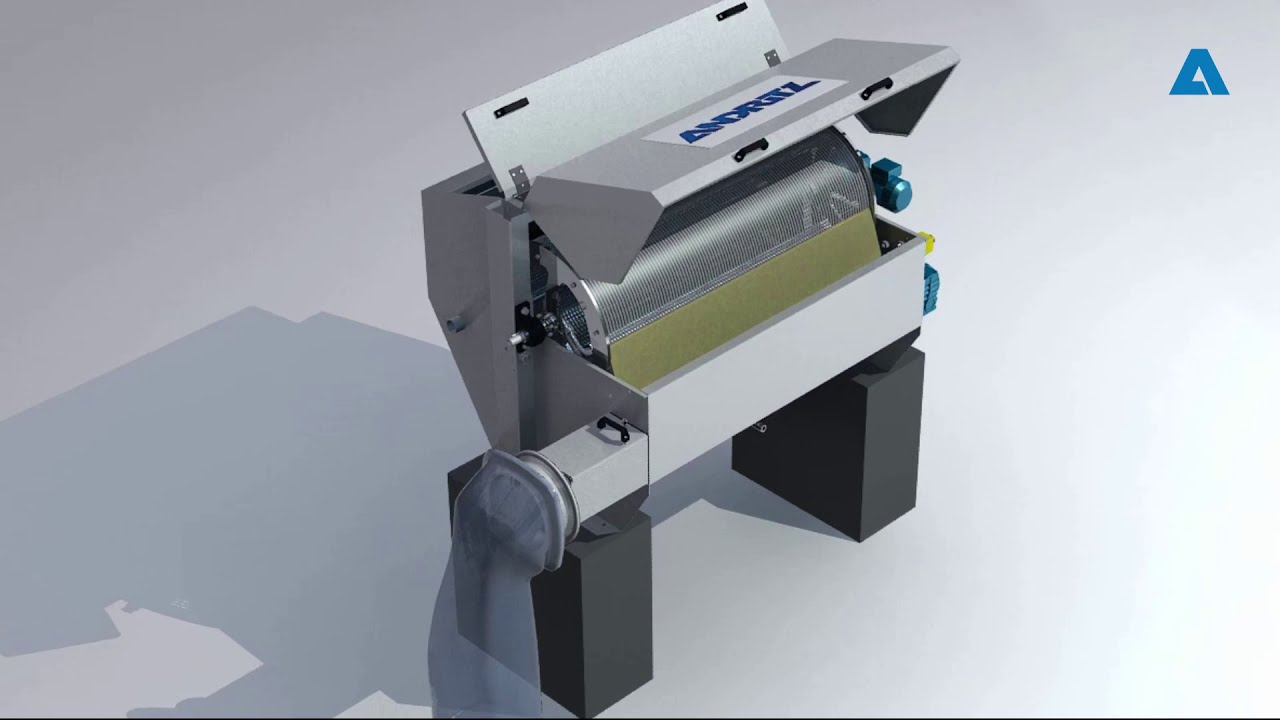 ANDRITZ Separation - Girapac - Rotating drum screen with screw compactor