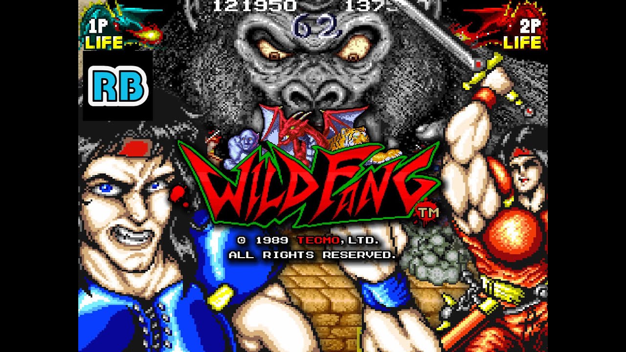 1989 [60fps] Wild Fang 2Players Nomiss ALL