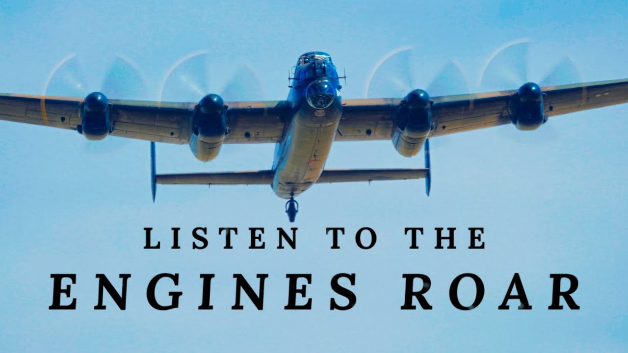 Lancaster Bomber take-off from Blackpool