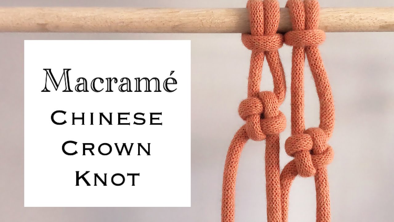 Macrame Chinese Crown Knot