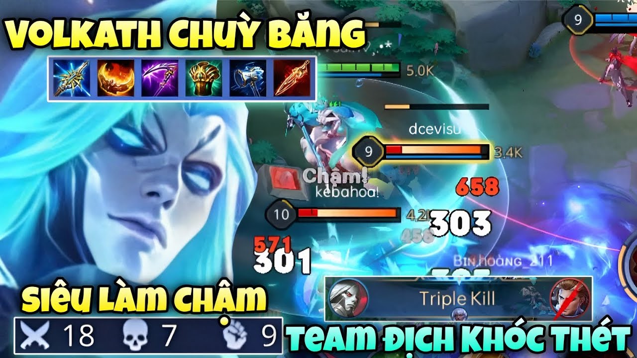 Giáo Án Tà Đạo ' Volkath Chuỳ Băng ' Quá Khó Chịu Khi Siêu Làm Chậm Khiến Team Địch Khóc Thét ?