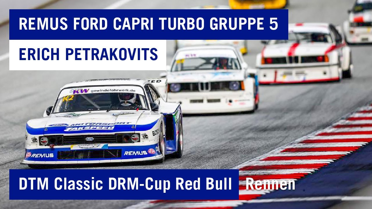 REMUS Ford Capri Turbo Gr.5 Erich Petrakovits DTM Classic DRM-Cup Red Bull Ring Rennen